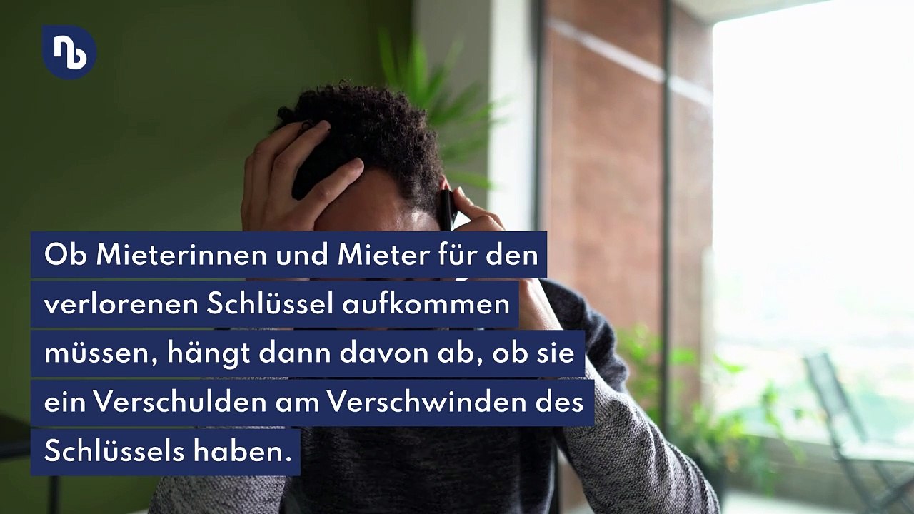 Wohnungsschlüssel weg: vermieter muss informiert werden