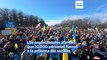 Muestras de solidaridad con Ucrania desde Berlín, refugio para ucranianos y disidentes rusos