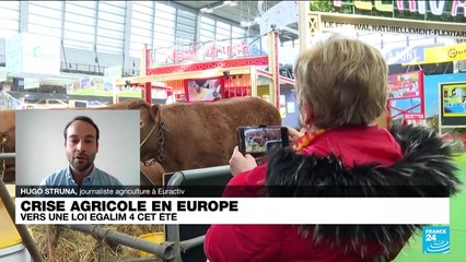 Crise agricole : "La possibilité de créer un Egalim européen" en discussion