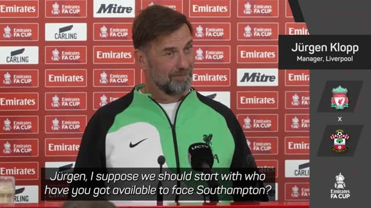 'We need miracles' - Klopp struggling to field Liverpool team for FA Cup clash