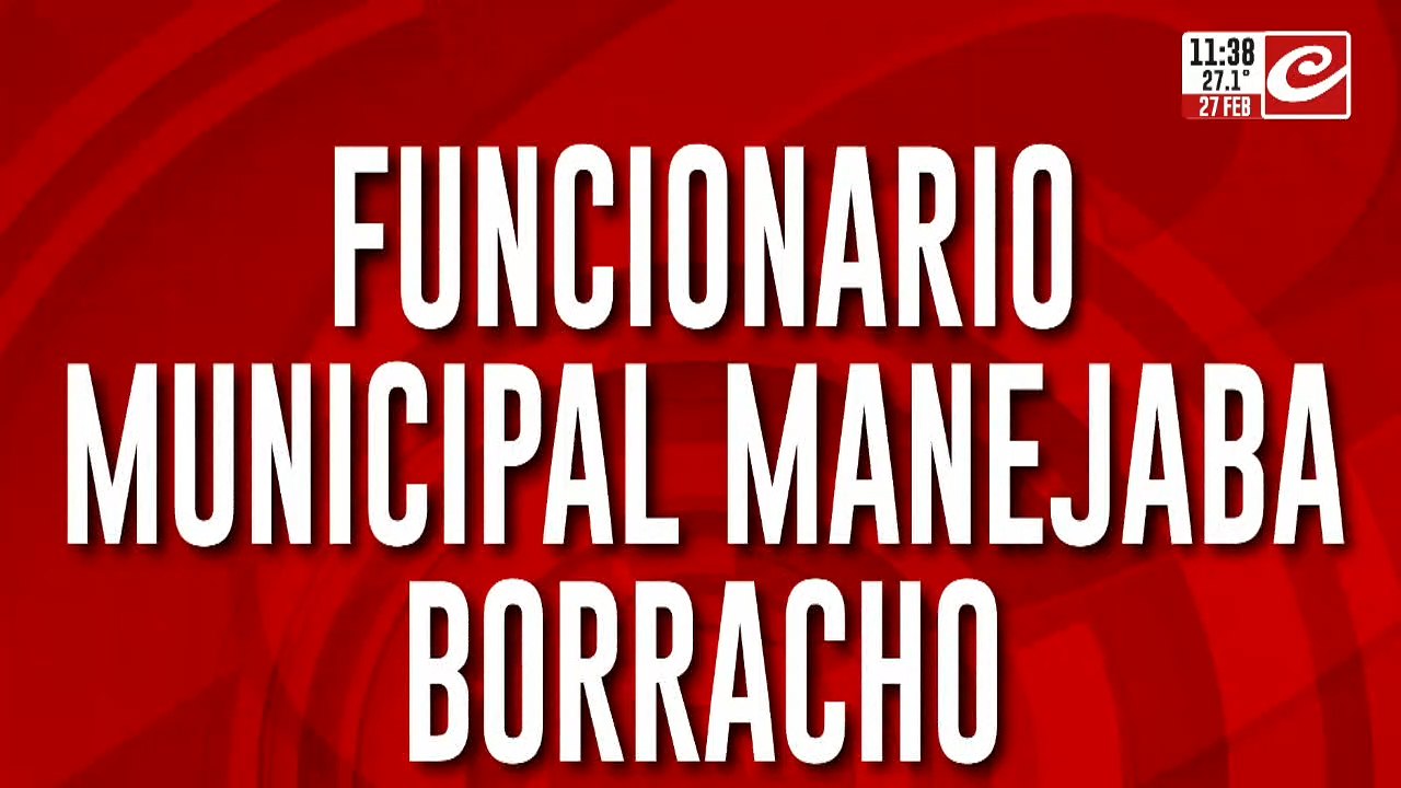 Tigre: funcionario municipal manejaba borracho y se negó al control de alcoholemia