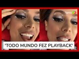 Anitta rebate críticas por usar playback na Sapucaí: 'Minha voz é um veludo'
