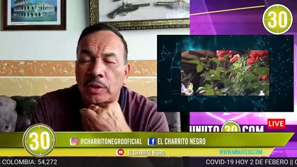 El Charrito Negro, cantante de música popular, en exclusiva por Minuto 30