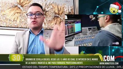 Andrés Benjumea “Andru”, director de la emisora El Sol Bogotá, en exclusiva con Minuto30