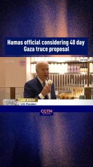 Hamas official considering 40-day Gaza truce proposal
