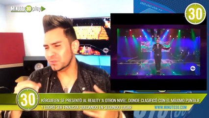 Lessing Kérguelen, finalista del reality 'A Otro Nivel - Canta Conmigo', en exclusiva con Minuto 30