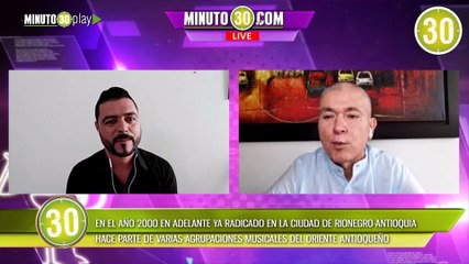 Santiago Giral, cantante de música popular, en exclusiva con Minuto30