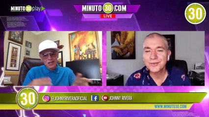 Johnny Rivera, cantante de salsa, en exclusiva con Minuto30