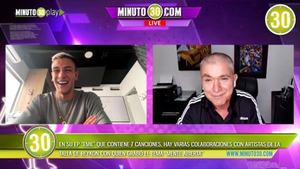 Emil, cantante nacido en Bolivia del género urbano, en exclusiva con Minuto30