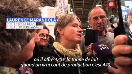 Le stand de Lactalis au Salon de l'agriculture à nouveau visé