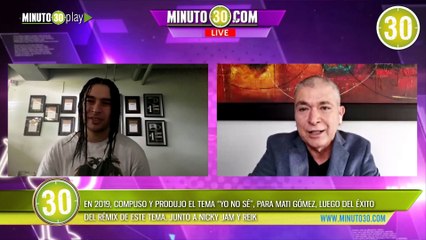 Pablo Feliú, cantautor chileno en exclusiva por Minuto30