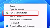 How to Fix Run As Administrator Not Working in Windows 11