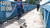 Abandonadas, passarelas são um risco para a população na Grande Belém