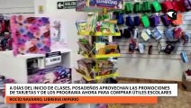 A días del inicio de clases, posadeños aprovechan las promociones de tarjetas y de los programa Ahora para comprar útiles escolares