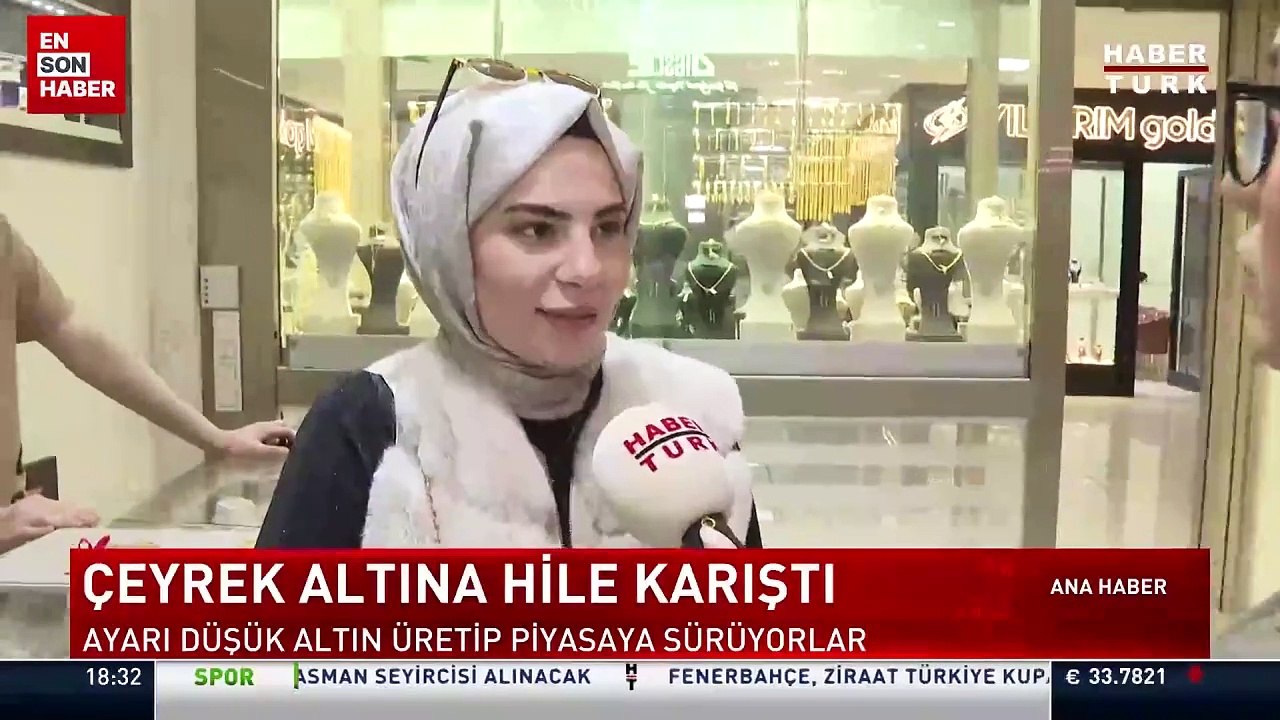 Çeyrek altına hile karıştı