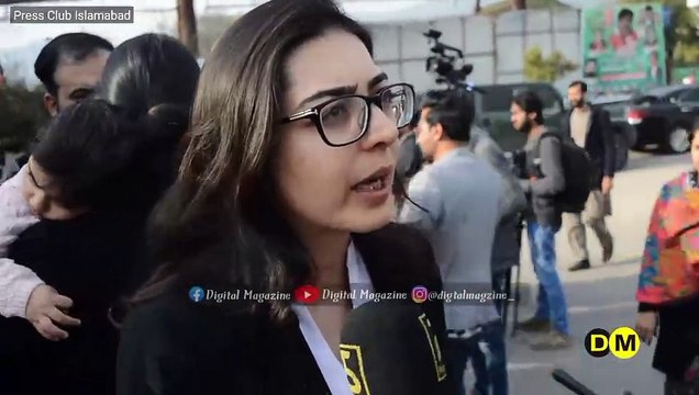 ایمان مزاری نے صحافیوں کیساتھ مل کے بڑا احتجاج کر ڈالا۔۔ کس کے پول کھول دیے؟ سنیں