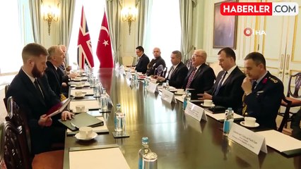 Milli Savunma Bakanı Güler, İngiltere Genelkurmay Başkanı Oramiral Radakin ile görüştü