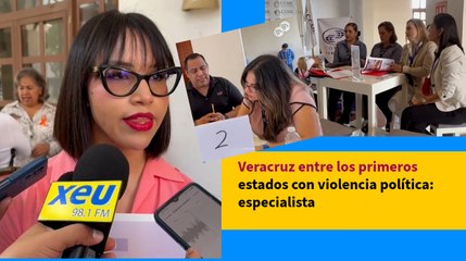 Veracruz, entre los 10 estados con casos de violencia política