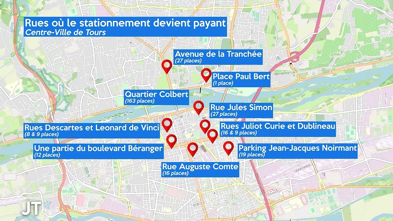TOURS / Où trouver encore des places gratuites pour stationner ?