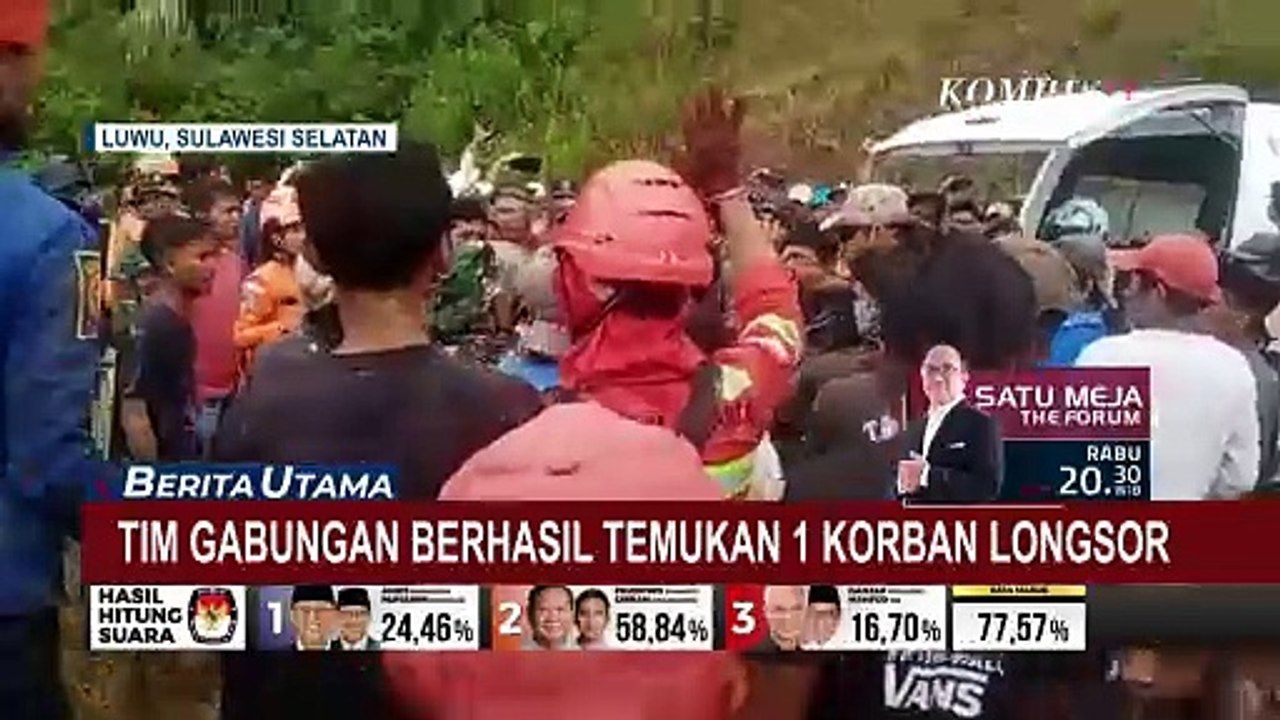 1 Korban Tertimbun Longsor Luwu Ditemukan Dalam Kondisi Meninggal Dunia