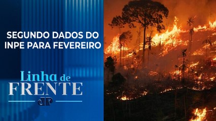 Amazônia tem alta de 286% em foco de queimadas | LINHA DE FRENTE
