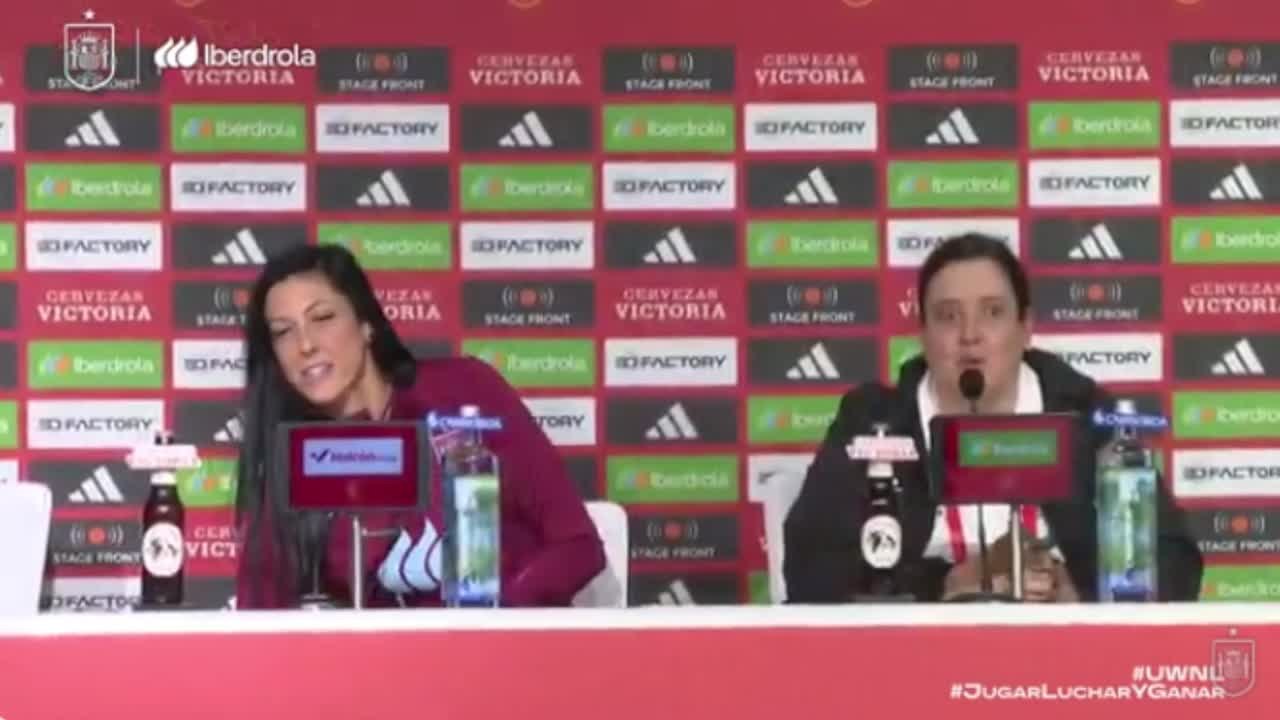 Rueda de prensa de Jenni Hermoso, previa a la final de Nations League