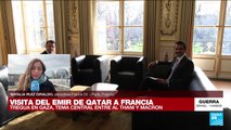 Informe desde París: emir de Qatar visita Francia para hablar de una tregua en Gaza