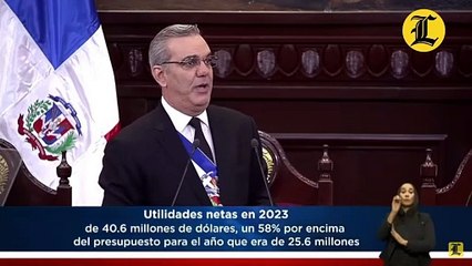 Abinader destaca crecimiento de Punta Catalina, Banreservas y Refidomsa durante el 2023