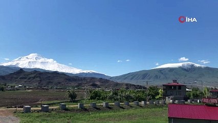 Mayıs ayında Iğdır'a kar yağdı