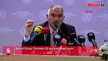 Bakan Ersoy: Turizmin 12 aya yayılması lazım