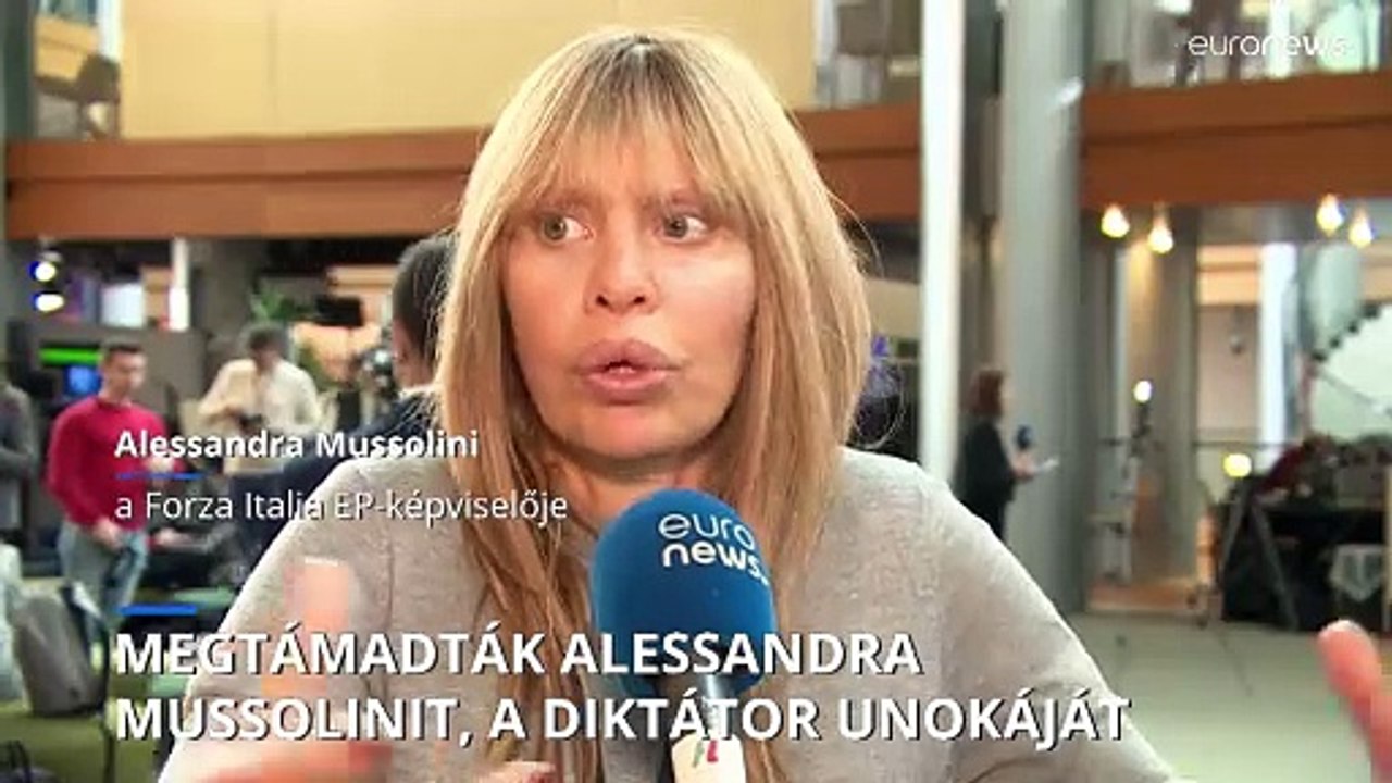 Megtámadták Alessandra Mussolini olasz EP-képviselőt Strasbourgban