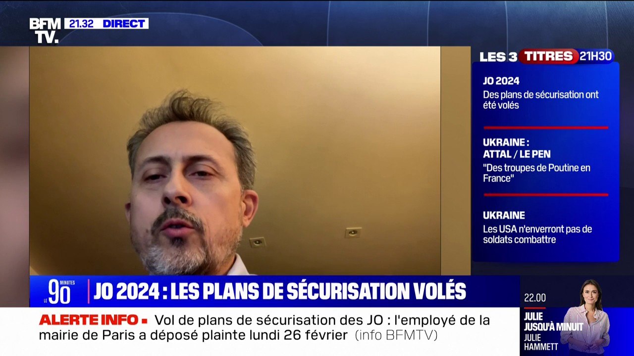 Paris: un ordinateur et des clés USB renfermant des plans de sécurisation des Jeux Olympiques volés dans un train (INFO BFMTV)