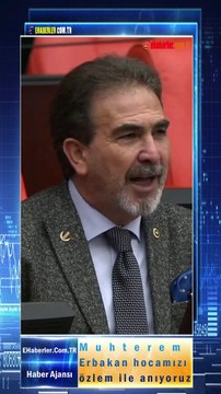 Yeniden Refah Partisi Genel Başkan Yardımcısı Aşıla: Muhterem Erbakan hocamızı özlem ile anıyoruz