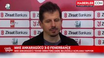 Emre Belözoğlu: 'Fenerbahçeli Emre'yim' ve Ziraat Türkiye Kupası Çeyrek Final Değerlendirmesi