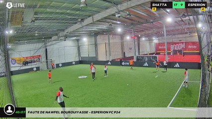 Faute de Nawfel Bourouiyasse - Esperion FC p24