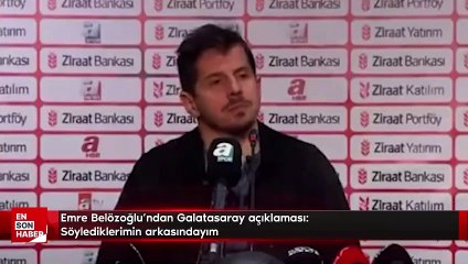 Emre Belözoğlu'ndan Galatasaray açıklaması