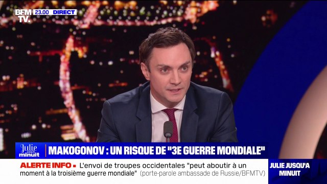 Envoi de troupes occidentales en Ukraine: Cette déclaration a retenu l'attention du Kremlin , affirme le porte-parole de l'ambassade de Russie en France