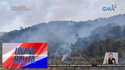 Bahagi ng gubat sa Bokod, Benguet, limang araw nang nasusunog; PAF, magsasagawa ng cloud seeding para makatulong sa pag-apula sa apoy | UB