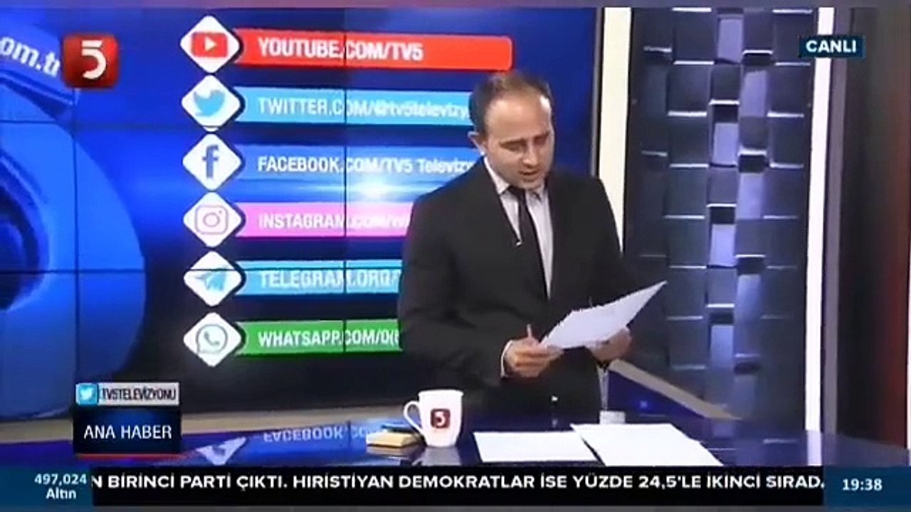 TV5'ten Erdoğan'a canlı yayında televizyonculuk tarihine geçecek tavır