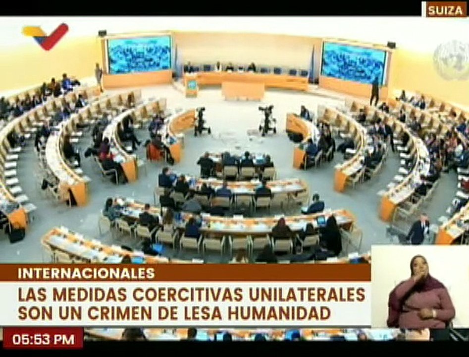 Venezuela alza la voz en la Conferencia de Desarme del Consejo de Derechos Humanos de la ONU