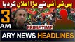 ARY News 3 AM Headlines 28th February 2024 | PTI made a big Announcement
