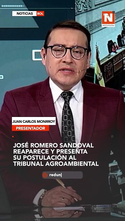 José Romero Sandoval reaparece y presenta su postulación al Tribunal Agroambiental.