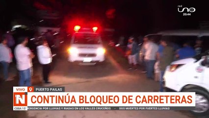 Continúa el Bloqueo 4 Cañadas