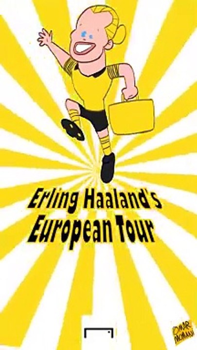 Haaland joins Manchester City! #shorts #football #animation #mancity #realmadrid #barcelona #mufc