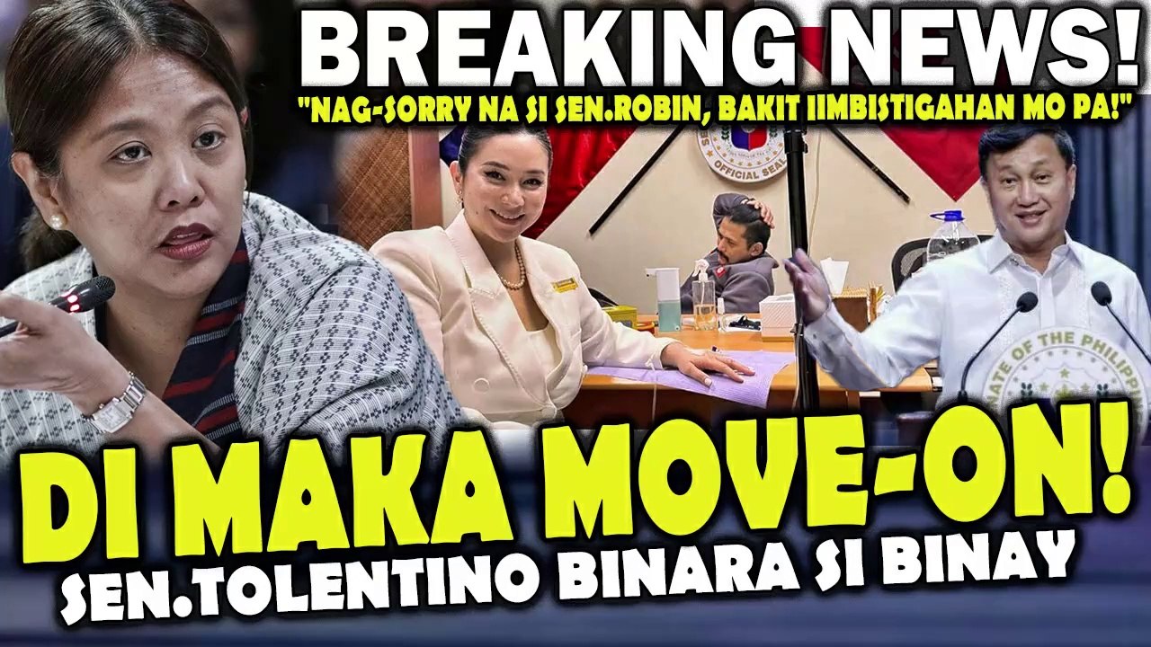"Nag-sorry na si Sen.Robin, bakit iimblstigahan mo pa!" Sen.Binay di maka move-on kay Marlel?!