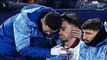 Man City star Jack Grealish has to be consoled by team-mates after suffering fresh injury setback in first-half of FA Cup clash at Luton