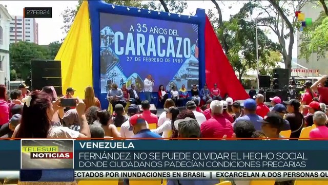 Pueblo de Venezuela conmemora los 35 años del Caracazo
