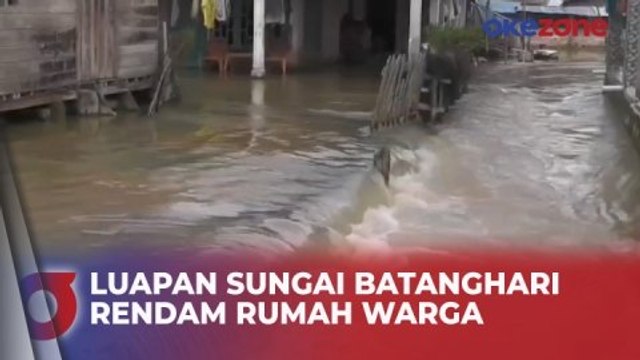 Banjir Luapan Sungai Batanghari Rendam Ratusan Rumah Warga