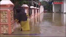 Sungai Batanghari Meluap, Ratusan Rumah Warga Terendam Air