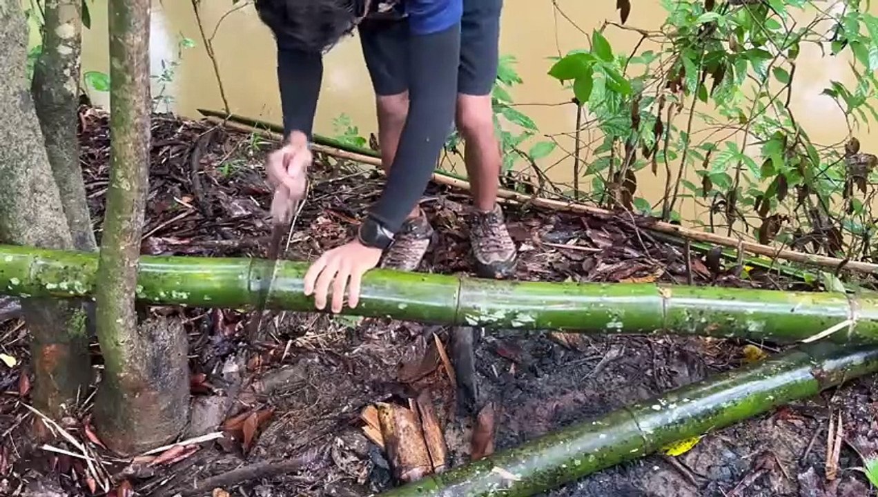 Solo Camp on Heavy Rain